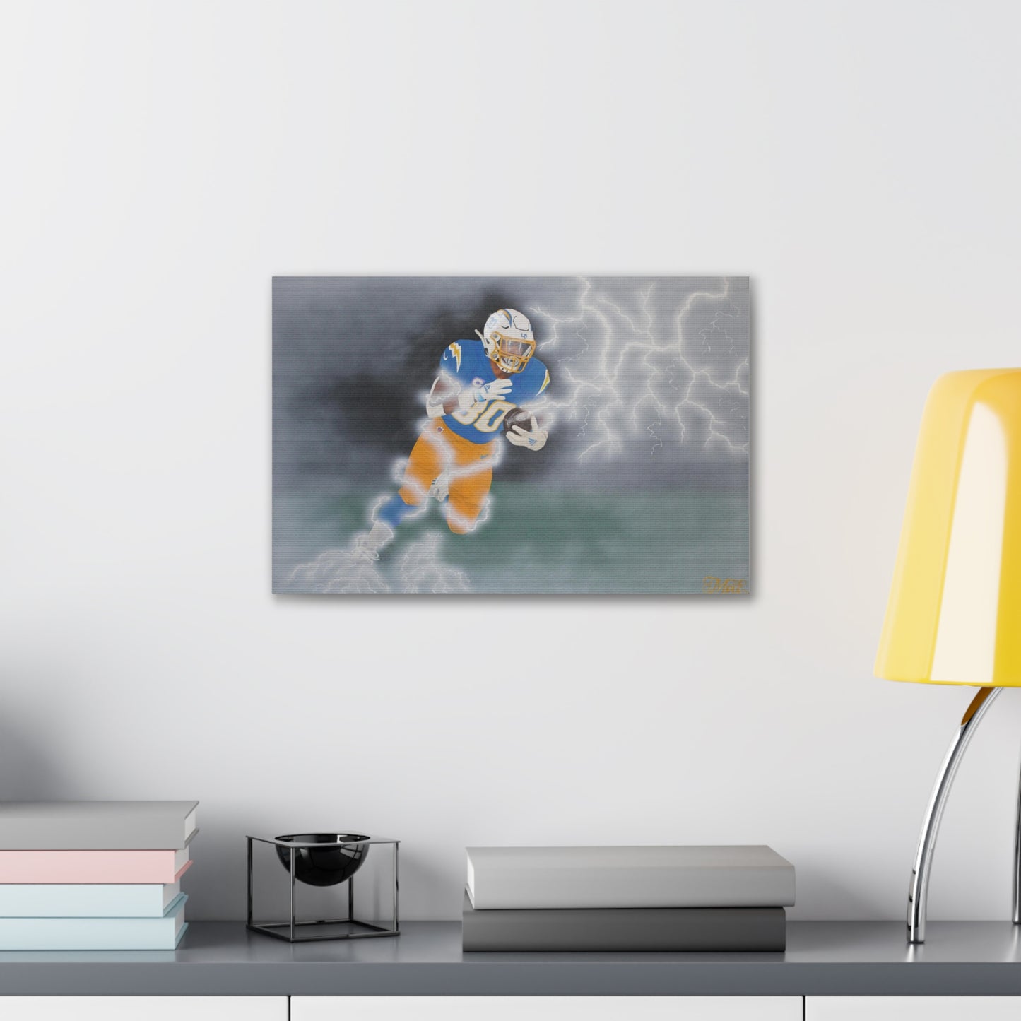 Chargers Austin Ekeler Canvas Gallery Wraps