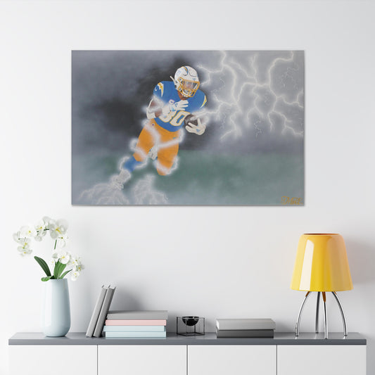 Chargers Austin Ekeler Canvas Gallery Wraps